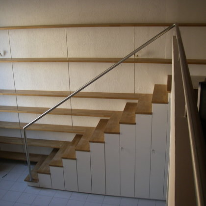 escalier pele-mele